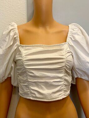 Sabo Skirt Puff-Sleeve Top XS